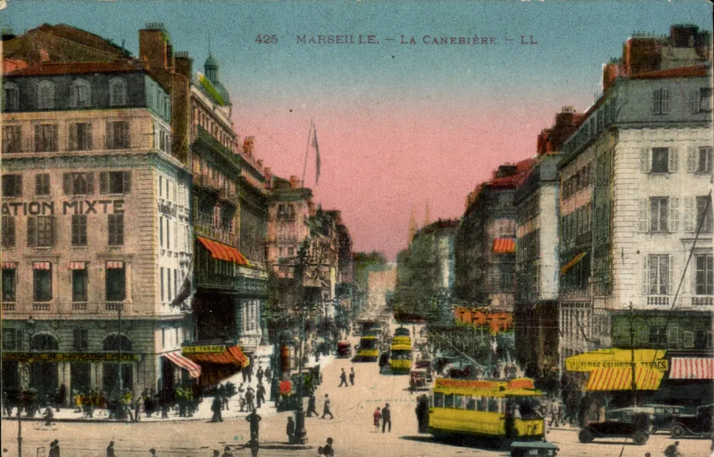 Marseille — A Canebière — LL - Frente