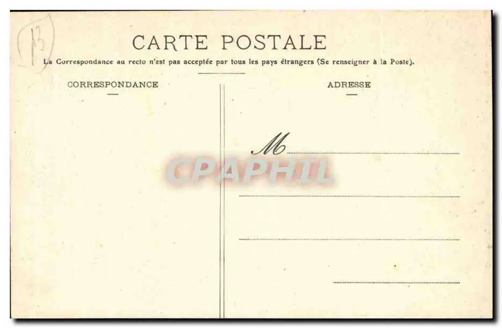 Arlésienne-Frau — Typ Arlésienne — Édition Baryelon, Arles - Rückseite