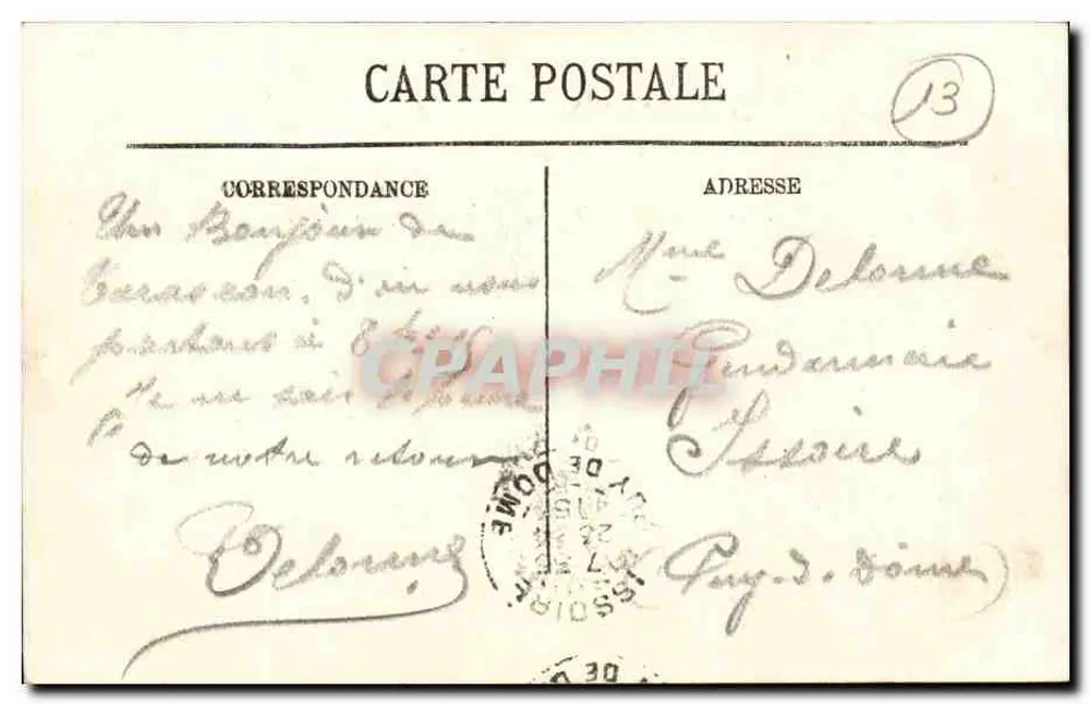 In der Provence — Arlésienne (Mireille-Kostüm) — LL. SELECTA - Rückseite