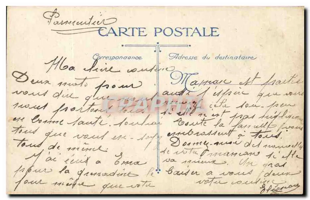 Marseille — A Porta de Aix — editor L.V. e n° 2534 - Verso