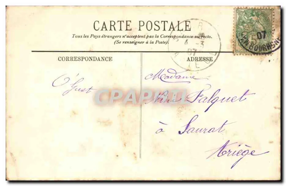 Marseille — O Ponte Transbordeur — LL. n° 208 - Verso