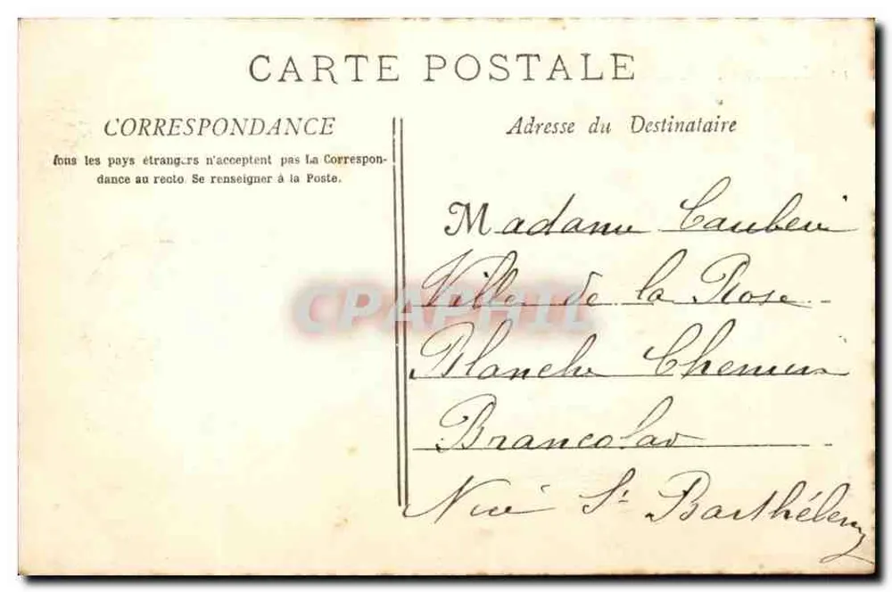 Marselha - N.-D. de la Garde — Editor E. Lacour, n°13 - Verso