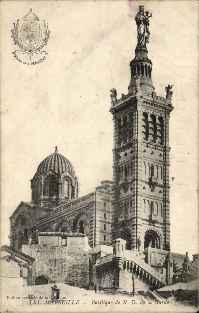 Marseille — Basílica de Nossa Senhora da Guarda — Edição especial da Basílica, n° XXI - Frente
