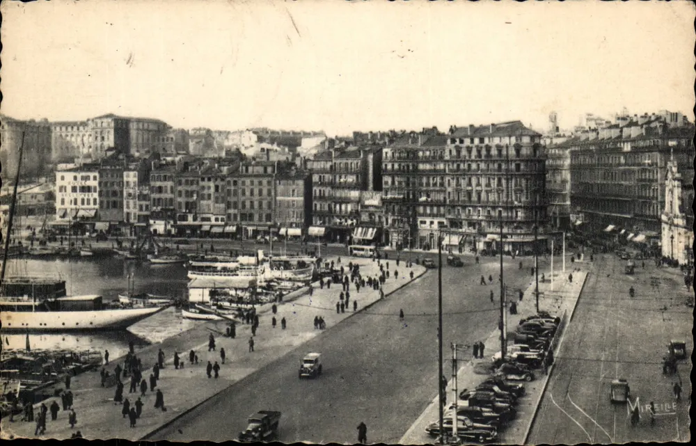 O Quai dos Belgas — Marselha — Edições Mireille - Frente