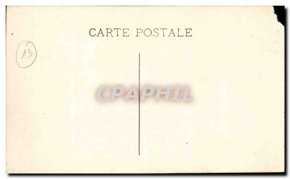 Marselha — Rue de la République — editor anônimo, número de série 13 - Verso