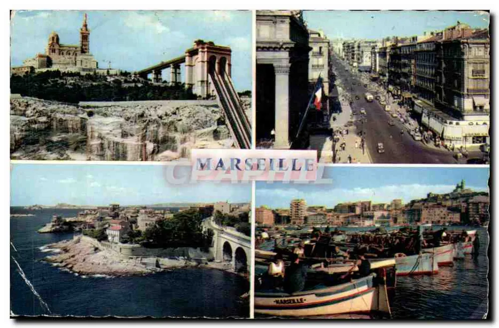 Marselha — vista panorâmica — Carrefour do Mundo, n° 30-40 - Frente