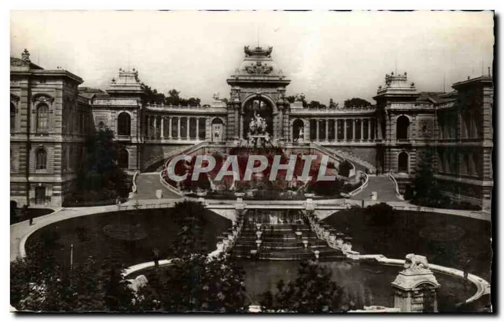 O Palácio Longchamp — Marselha — A. Tardy, Editor - Frente