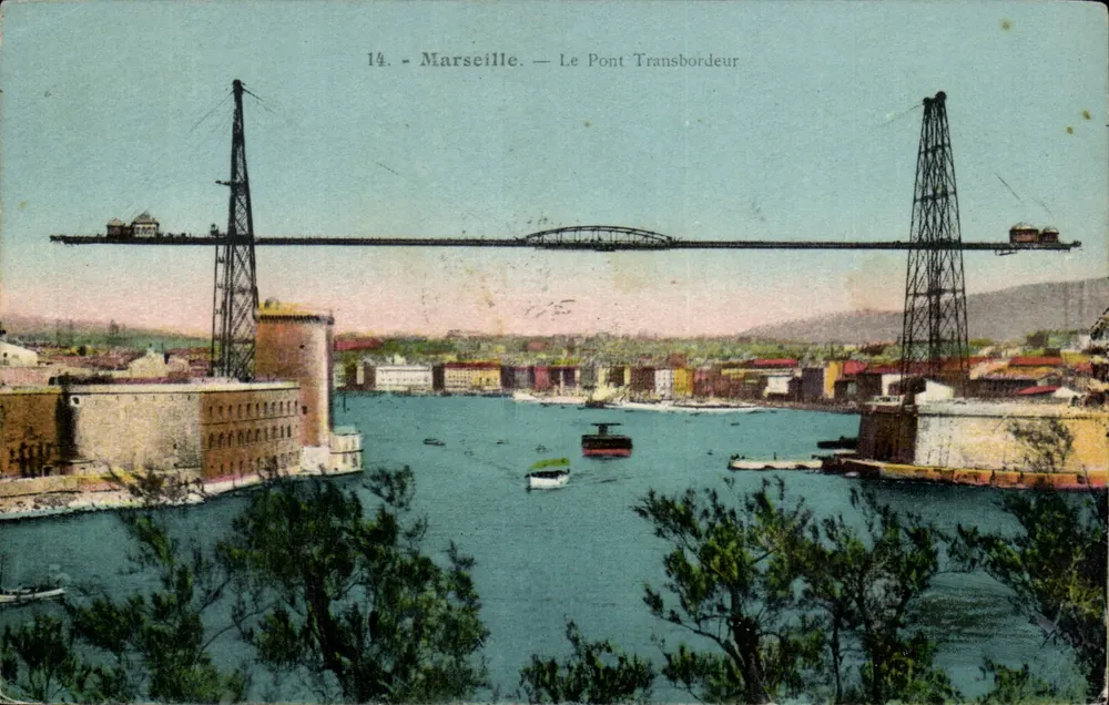 Marselha — O Ponte Transbordeur — 14. Companhia do Trem - Frente