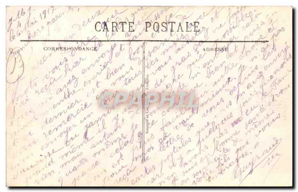 Marselha — O Quai dos Belges — BR - 1513 - Verso