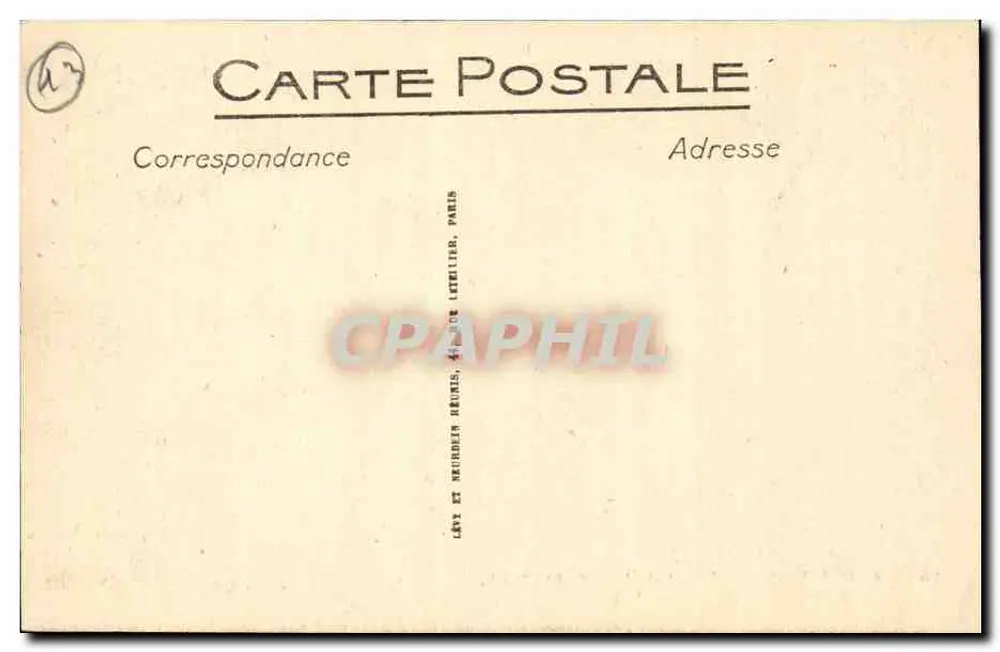 Palast der französischen Äquatorialafrika — Kolonialausstellung in Marseille — n°26 - Rückseite