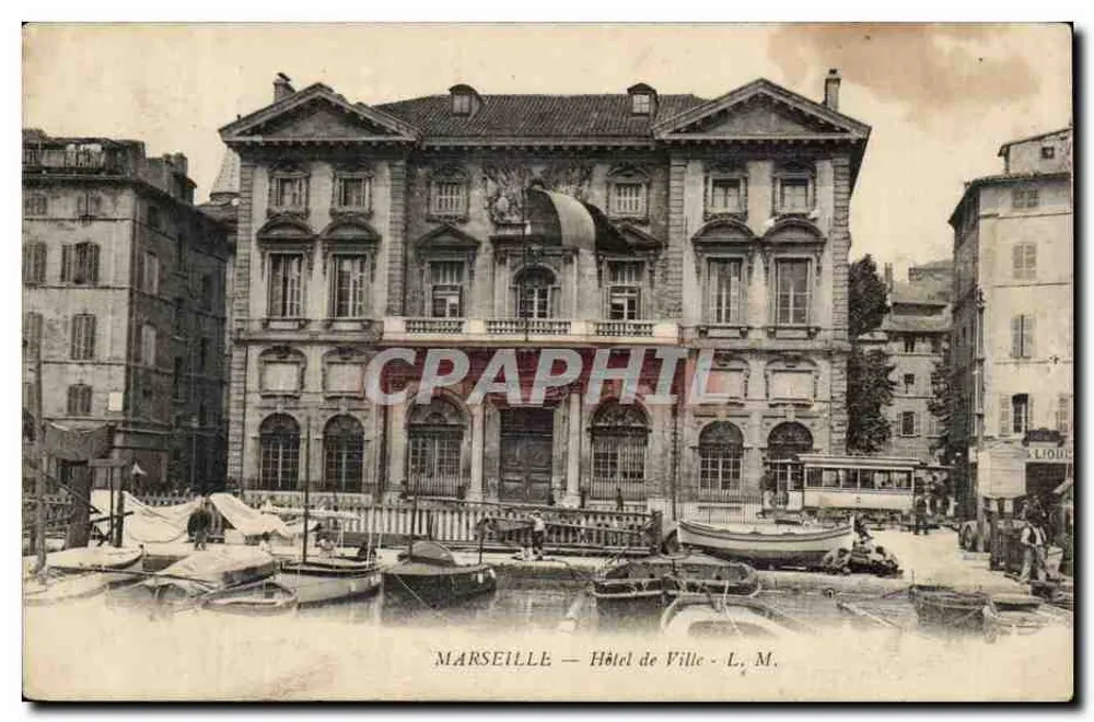 Marseille — Hotel de Ville — L. M. - Frente