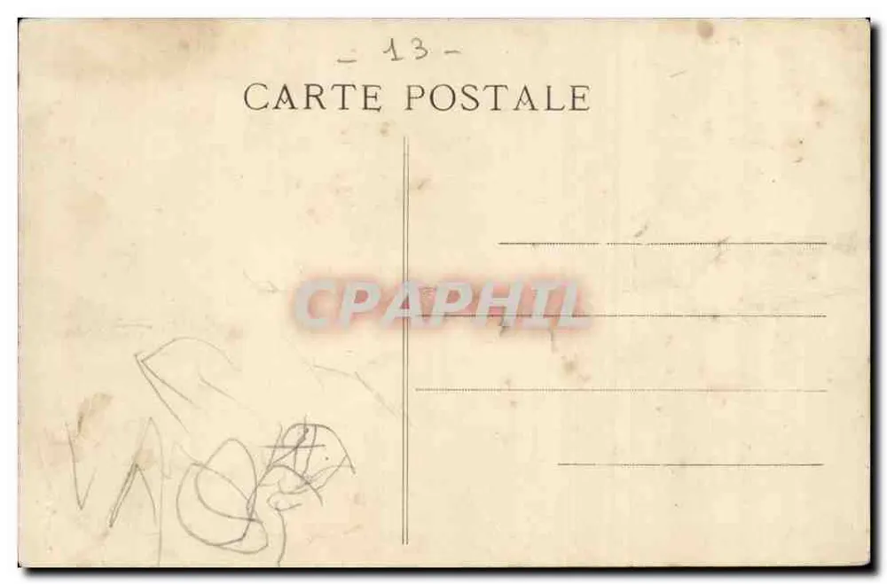 Marseille — Hotel de Ville — L. M. - Verso