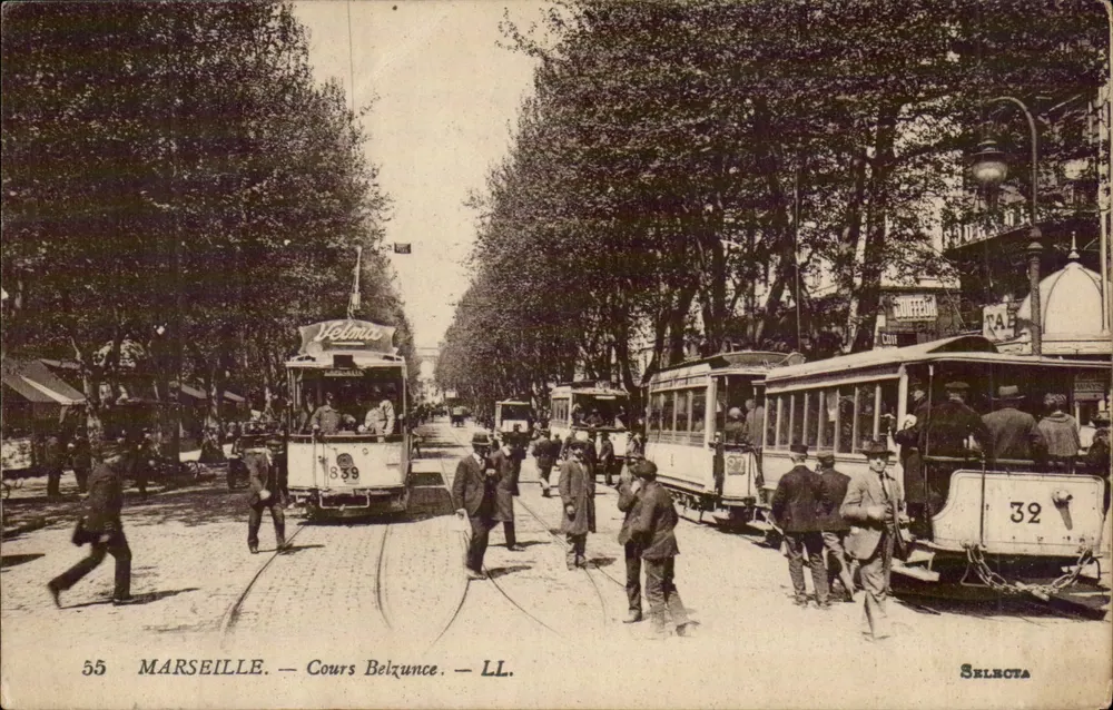 Marseille — Cours Bellecour — LL. — Sélecta - Vorderseite