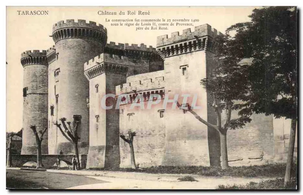 Tarascon — Kasteel van Koning René — Uitgave Pierron, Beaucaire - Voorkant
