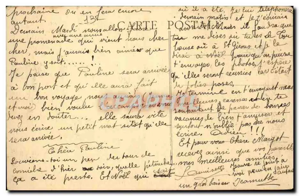 Marseille — Eine Ecke des Alten Hafens — Lombard & Madoc - Rückseite