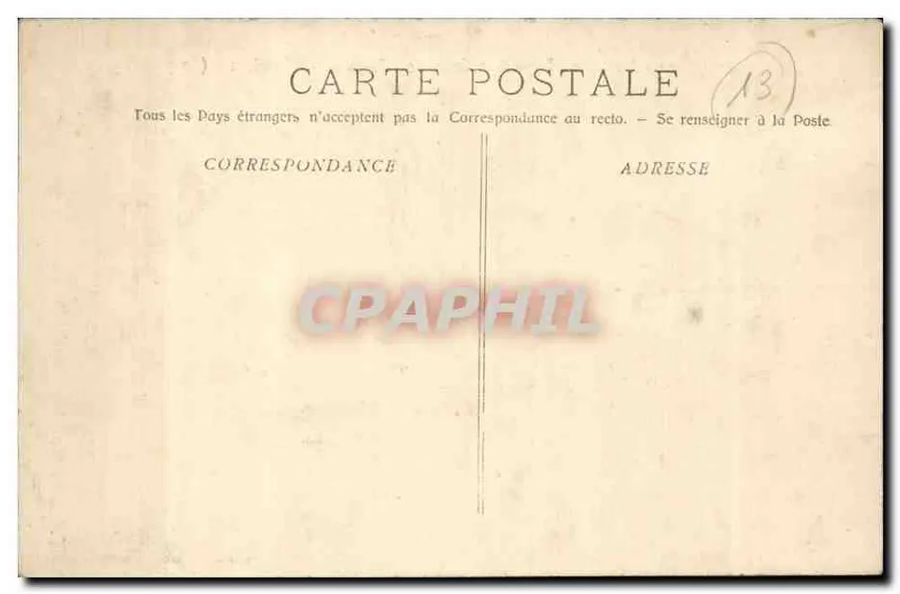 Marseille - Kolonialausstellung - Palast von Indochina - (In einem Rickshaw) - Rückseite
