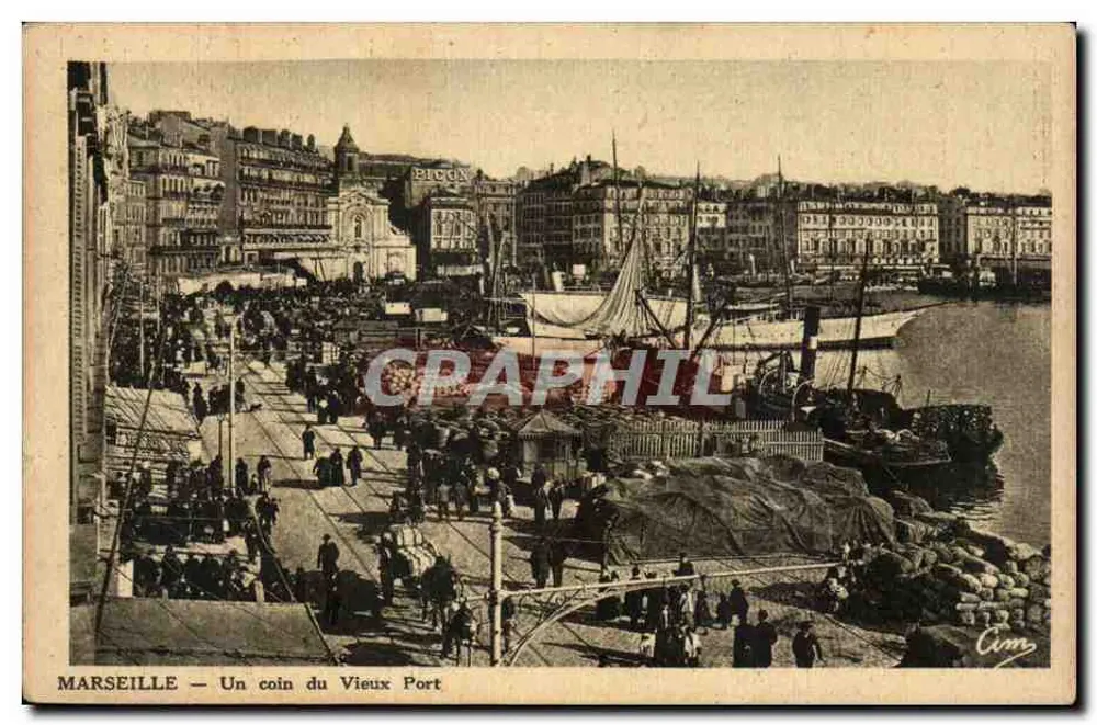 Marseille — Ein Stück des Alten Hafens — Fot. Wagon - Vorderseite