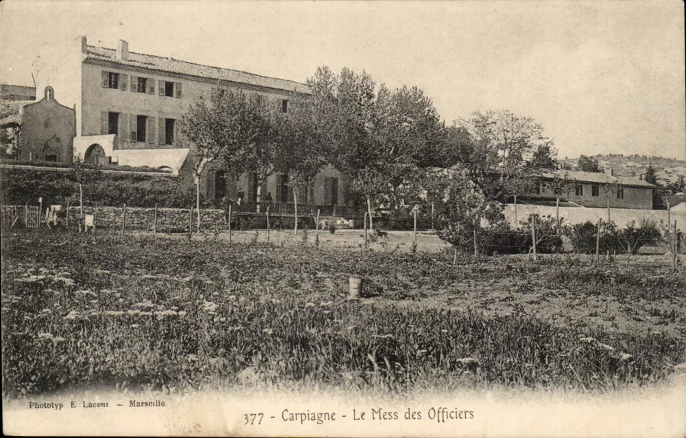 Carpiagne - Il Mess dei Marescialli — Phototyp E. Lacour - Marseille 377 - Recto
