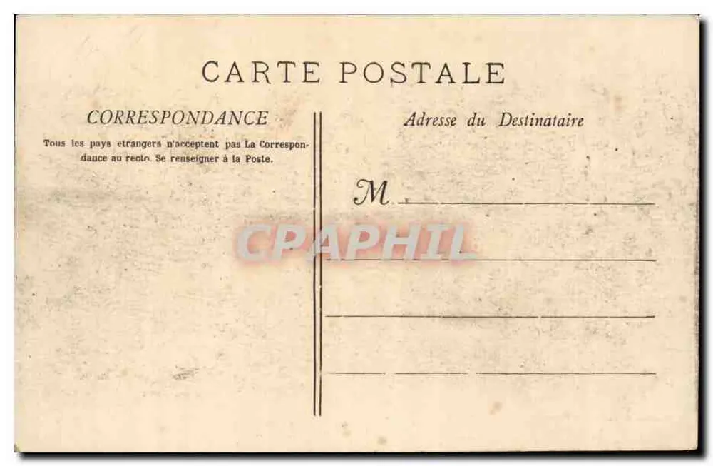 Carpiagne - Il Mess dei Marescialli — Phototyp E. Lacour - Marseille 377 - Verso