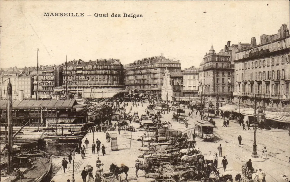 MARSEILLE — Quai dos Belges — Editor não identificado, número de série não visível - Frente
