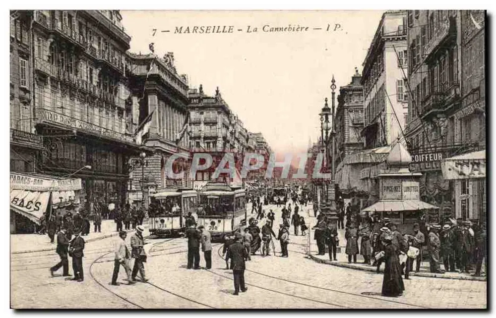 Marselha - La Cannebière — I.P. - Frente