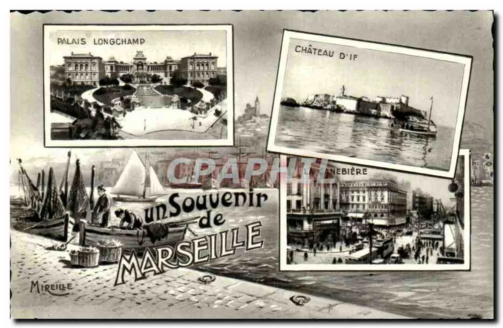 Marsiglia — Ricordo di Marsiglia — Mireille - Recto