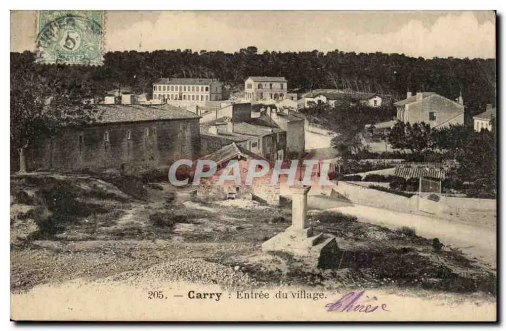 Carry : Entrada do vilarejo — série 205 — editor Béatrice - Frente