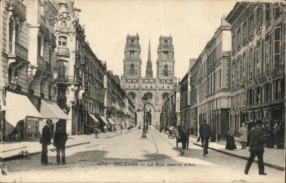 Orléans — A Rue Jeanne d'Arc — Editor H. Le Daley, n° 4175 - Frente