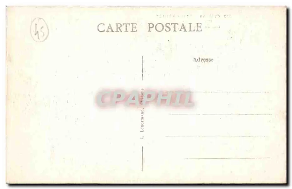 Orléans — Square Albert Ier — Hôtel du Berry, Rue de la République - Rückseite