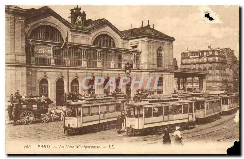Paris — A Estação Montparnasse — LL. - Frente
