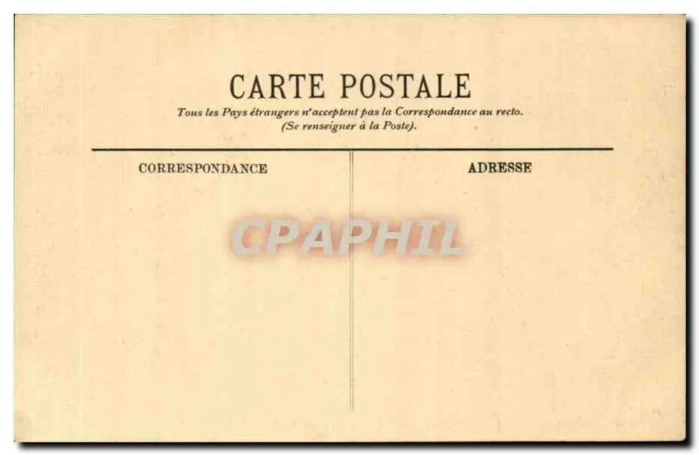 Paris — Die Avenue des Champs-Élysées am Rond-Point — 1 L. - Rückseite