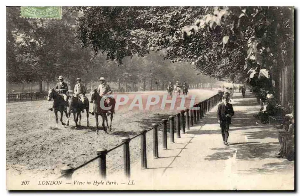 LONDON — Ansicht aus Hyde Park — LL. n° 207 - Vorderseite
