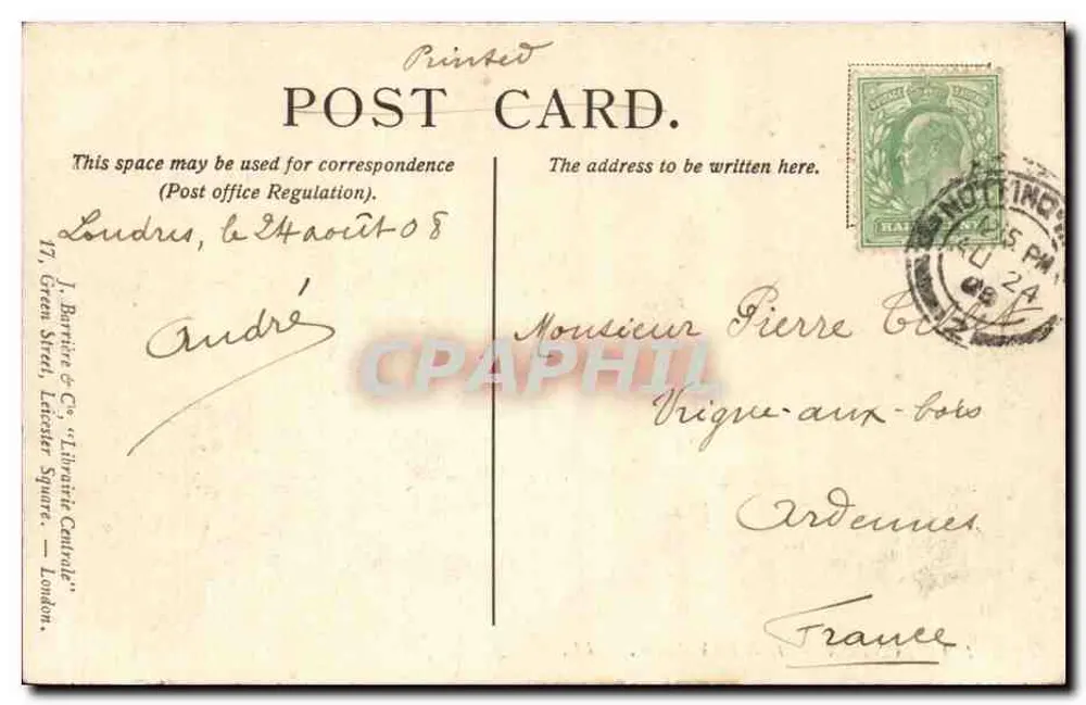 LONDRES — Hyde Park Corner — LL. — n° 189 - Verso