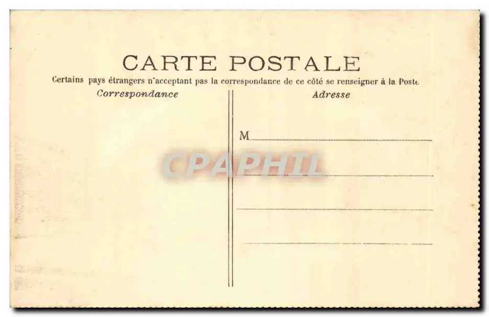 Paris — Palácio dos Arquivos, fachada principal — n°37 - Verso