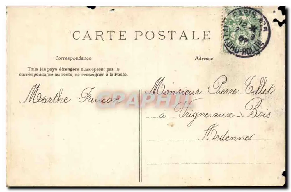 PARIS — A Madeleine — E. L. D. - Verso
