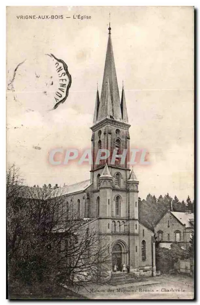 Vrigne-aux-Bois — A Igreja — Maison des Magazines Rénnis - Charleville - Frente