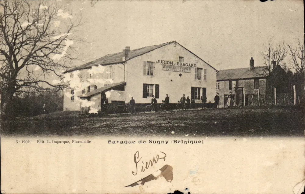 Baraque de Sugny — Bélgica — Edit. L. Duparque, Florenville N°1202 - Frente