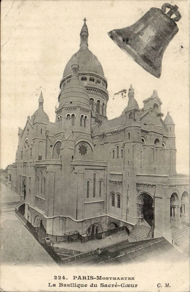 Paris-Montmartre — Basilika des Heiligen Herzens — C.M. n°224 - Vorderseite