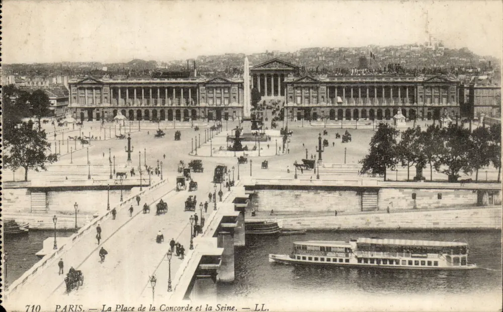 Paris — La Place de la Concorde und die Seine — LL. — n° 710 - Vorderseite