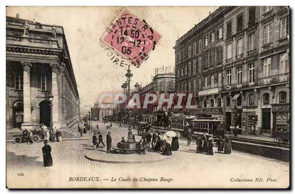 Bordeaux — Le Cours du Château Rouge — Collections ND. Fot. n°102 - Frente