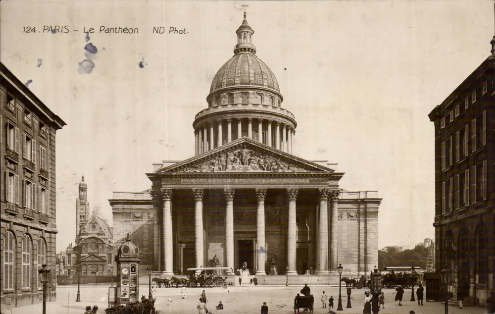 Paryż – Panthéon — ND Fot. nr 124 - Awers