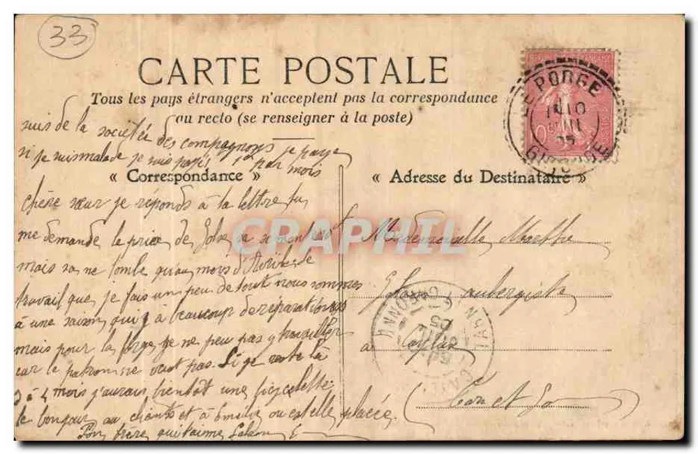 Bordeaux — Halle der Gare du Midi — Delboy, Verlag, Bordeaux - Rückseite