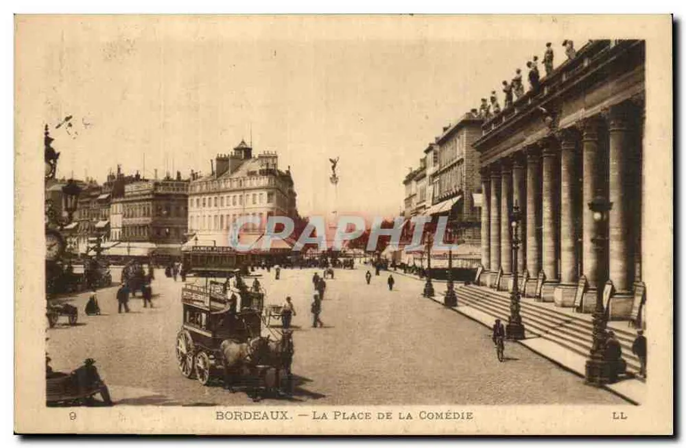Bordeaux — Der Platz der Komödie — LL - Vorderseite