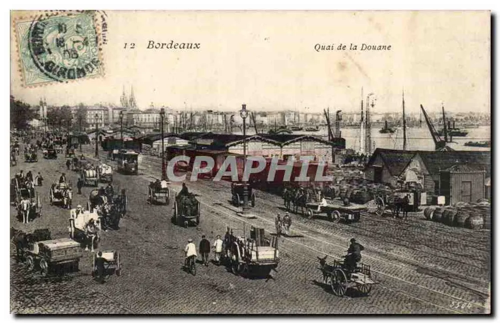 Bordeaux — Calçadão da Douane — n° 3574 - Frente