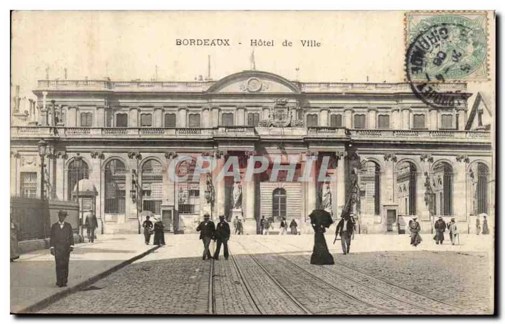 Bordeaux - Hotel de Ville — editor não visível - Frente