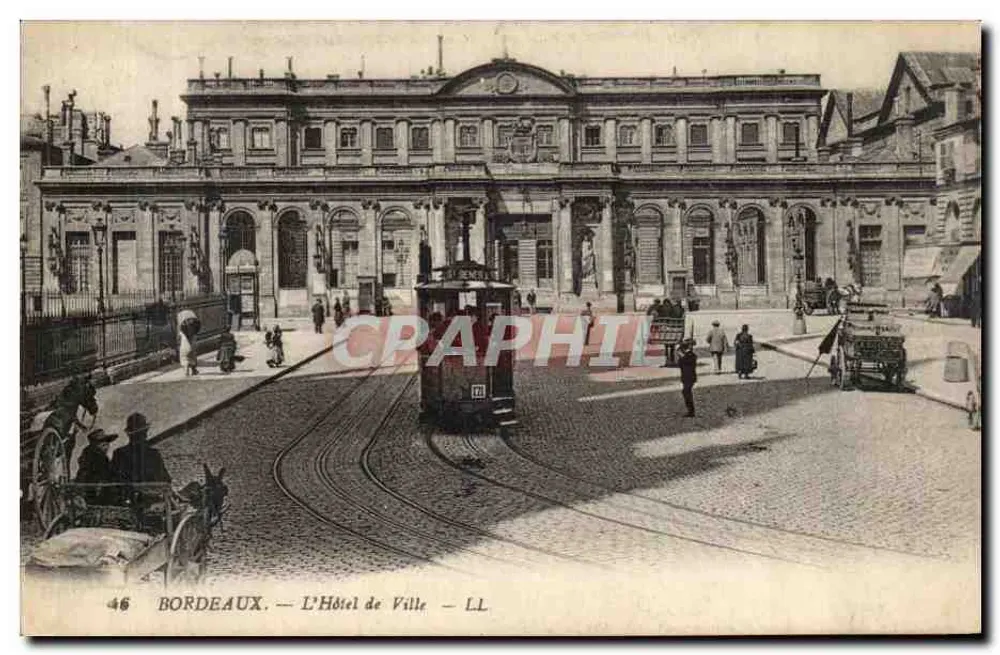 Bordeaux — O Palácio de Justiça — LL - Frente