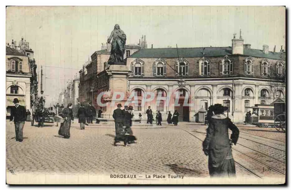 Bordeaux — A Praça Tourny — J.W. editor - Frente