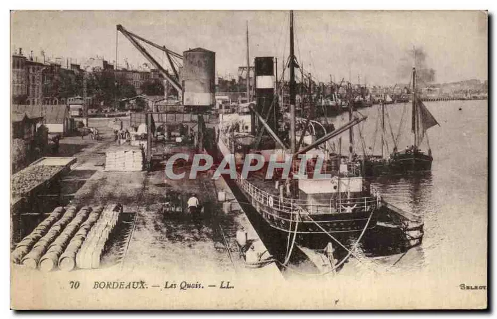 Bordeaux — Die Kais — LL. — Belnot - Vorderseite
