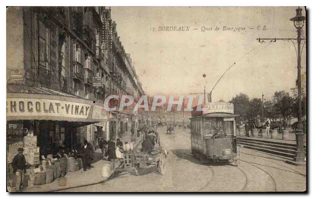 Bordeaux — Quai de Bourgogne — C.B. - Vorderseite