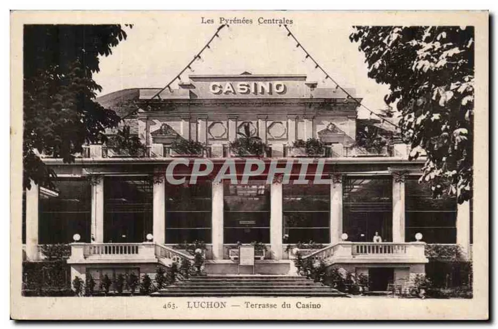 Luchon — Terraço do Casino — Os Pirineus Centrais, n°463 - Frente